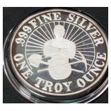 1oz .999 FINE SILVER COIN (815 A)