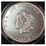 1oz .999 FINE SILVER COIN (887 A)