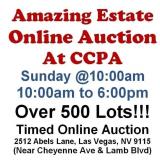 WELCOME TO OUR SAT. @10am ONLINE PUBLIC AUCTION