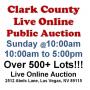 Sunday@10:00am - Clark County Live Online Auction 4/19
