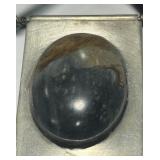 STERLING SILVER AGATE NECKLACE 29.1 GRS