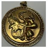 SALVADOR DALI LEDA AND SWAN PENDANT