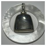 VINTAGE STERLING SILVER BELL LUCITE MOP