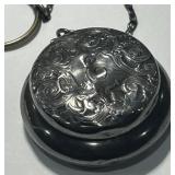 ANTIQUE VICTORIAN PILL BOX STERLING SILVER 18.5 GS