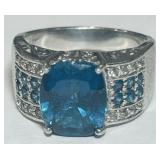 STERLING SILVER RING 7.40GRS