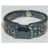 STERLING SILVER RING 5.20GRS