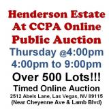 WELCOME TO OUR THUR. @4pm ONLINE PUBLIC AUCTION