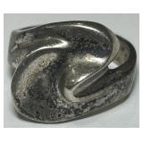 STERLING SILVER  RING 9.80GRS