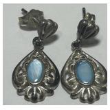 STERLING SILVER EARRINGS 2.80GRS