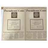 2  PRESIDENTS COIN