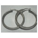 STERLING SILVER EARRINGS  5.40GRS