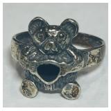 STERLING SILVER RING 3.40GRS