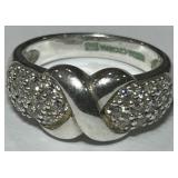 STERLING SILVER CZ RING