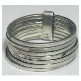 STERLING SILVER RING 9.40GRS