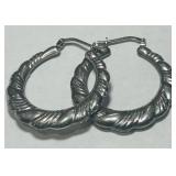 STERLING SILVER EARRINGS 2.70GRS