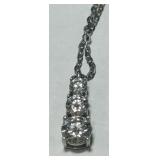 STERLING SILVER PENDANT WITH CHAIN 3.00GRS