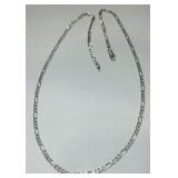STERLING SILVER 20INCH CHAIN 7.70GRS