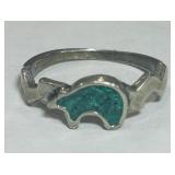 STERLING SILVER RING 2.20GRS