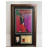 LARGE FRAMED VINTAGE NINE INCH NAILS CONCERT