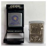 VINTAGE ZIPPO SLOT MACHINE LIGHTER & TAPE MEASURE