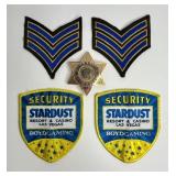 RARE STARDUST CASINO SECURITY BADGE & PATCHES