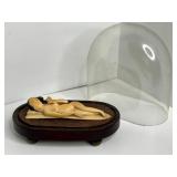 ANTIQUE HAND CARVED IVORY CHINESE 'DOCTORS LADY'