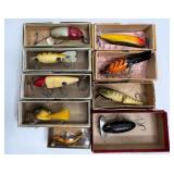HUGE LOT OF VINTAGE FISHING LURES - IN BOXES