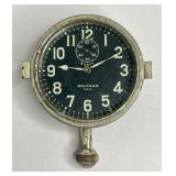 LARGE ANTIQUE WALTHAM CAR CLOCK CRYSTAL BEZEL