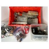 HUGE LOT OF VINTAGE COSTUME JEWELRY & PARTS