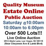 WELCOME TO OUR SAT. @10am ONLINE PUBLIC AUCTION