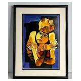 BEAUTIFUL ORIGINAL MID CENTURY MODERN PAINTING