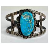 NATIVE AMERICAN TURQUOISE CUFF BRACELET