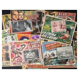 LARGE LOT OF VINTAGE SPANISH LOBBY CARDS