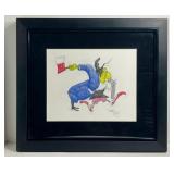 VIRGIL ROSS BUGS BUNNY DRAWING - 17.5X20'