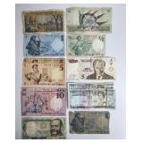LARGE LOT OF VINTAGE FOREIGN CURRENCY - BEAUTIFUL