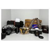 3 VINTAGE CAMERAS - PENTEX - SEALIFE UNDERWATER