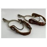 PAIR OF VINTAGE CUSTOM MADE COWBOY SPURS