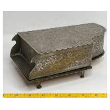 ANTIQUE HAND ENGRAVED GRAND PIANO CIGARETTE HOLDER