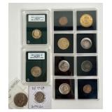 LARGE LOT OF U.S. COINS - SOME GRADED