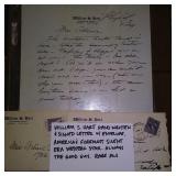 WILLIAM S. HART HAND WRITTEN SIGNED LETTER