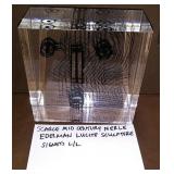 SCARCE MID CENTURY MERLE LUCITE SCULPTURE