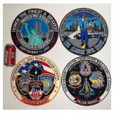 LOT OF 4 VINTAGE NEW OLD STOCK LARGE PATCHES