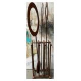 11 - RUSTIC OUTDOOR KINETIC SCULPTURE