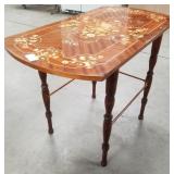 71 - VINTAGE ITALIAN MARQUETRY INLAID TABLE