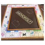 486 - MONOPOLY GAME BOARD FRAMED (Z130)