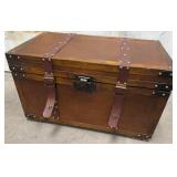 11 - VINTAGE STEAMER TRUNK WITH CONTENTS
