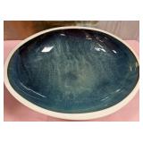 486 - GLAZED POTTERY BOWL 15'DIA (Z19)