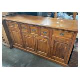 11 - VINTAGE OAK SIDEBOARD (A40)