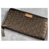 PP - KATE SPADE BLACK LEATHER ZIP AROUND WALLET