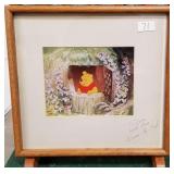 71 - DISNEY WINNIE-THE-POOH LTD ED ART FRAMED